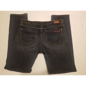 Plastic By Gly Jeans Junior Sz 13 Dark Wash‎